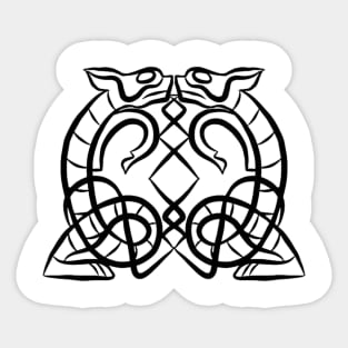 Celtic Dog Sticker